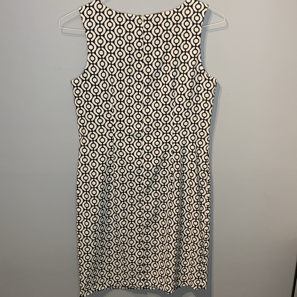 Mario Serrani Geometric Pattern Dress - Picture 3 of 6